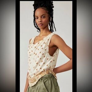 Free People Silas Cowl Neck Top